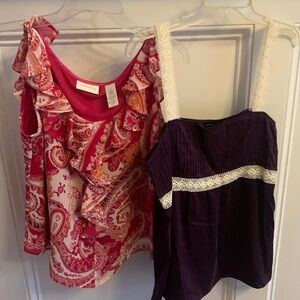 Lot of 2 NWT Tops